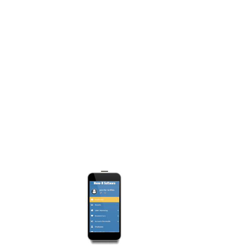 Move-N Software Program Interface on Smartphone Screen